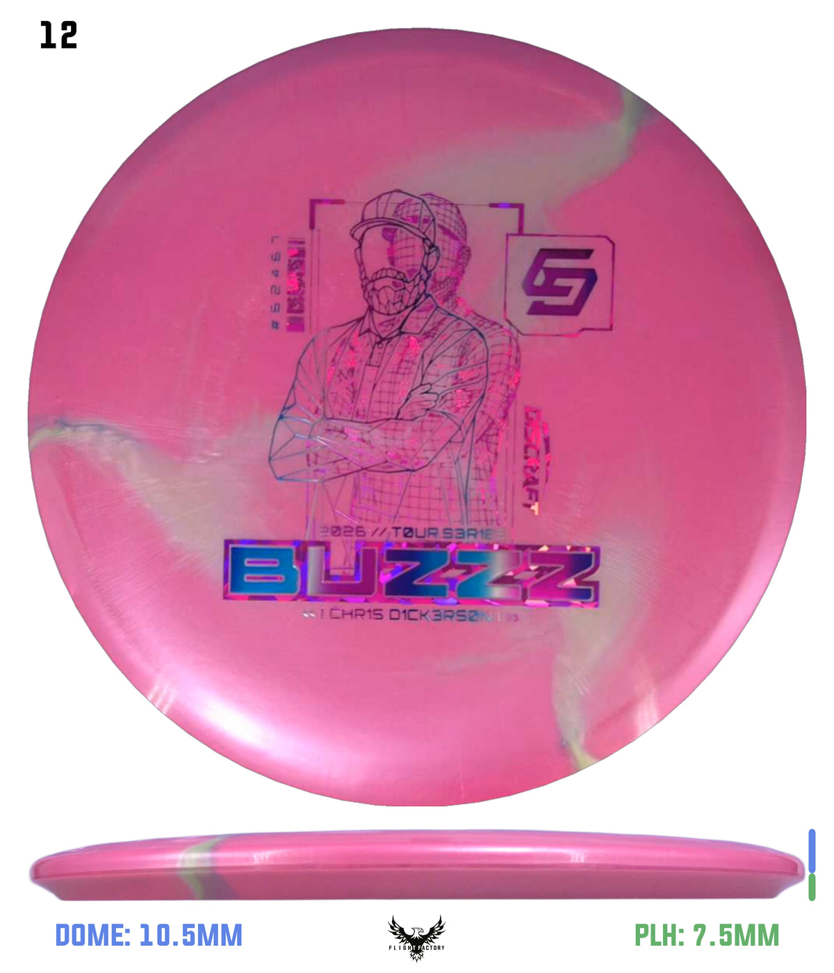 Discraft 2026 Chris Dickerson Tour Series V2 Buzzz