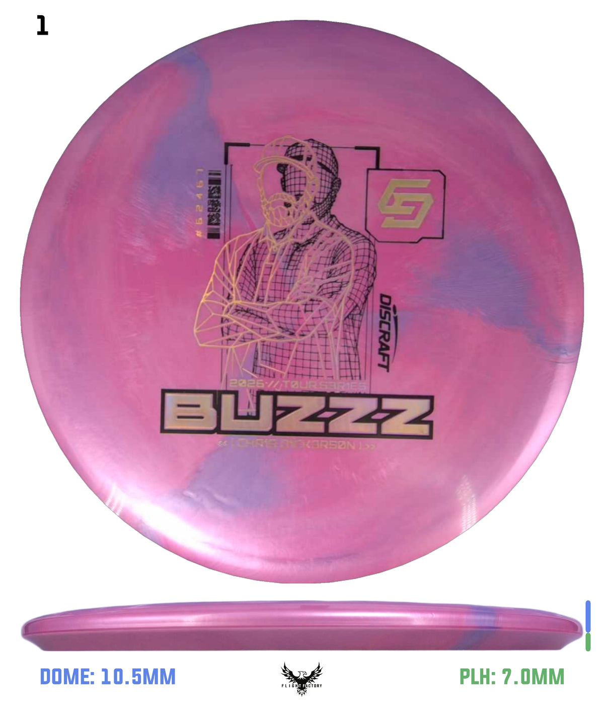 Discraft 2026 Chris Dickerson Tour Series V2 Buzzz