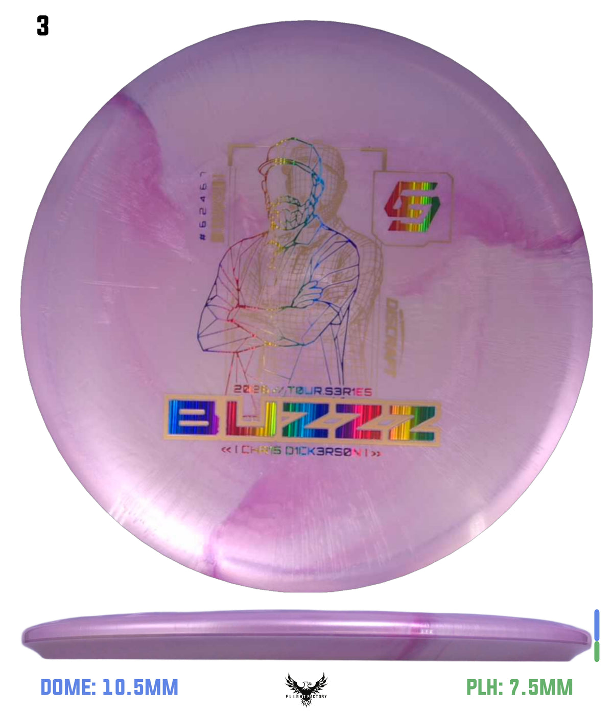 Discraft 2026 Chris Dickerson Tour Series V2 Buzzz