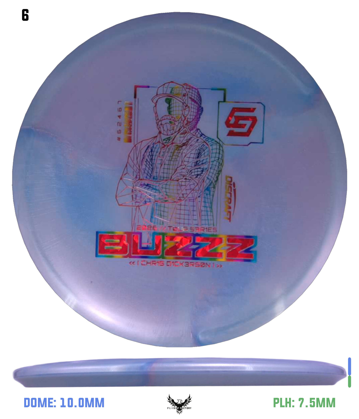 Discraft 2026 Chris Dickerson Tour Series V2 Buzzz