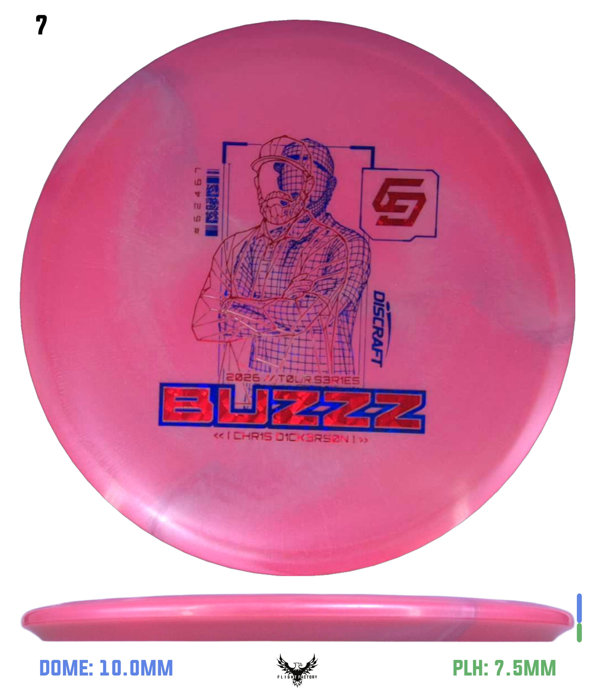 Discraft 2026 Chris Dickerson Tour Series V2 Buzzz