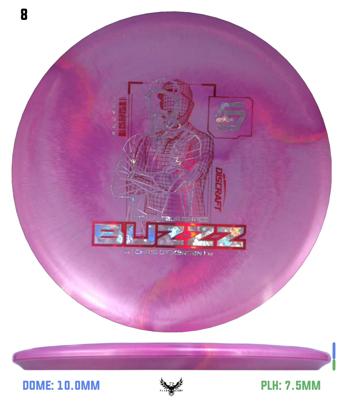 Discraft 2026 Chris Dickerson Tour Series V2 Buzzz