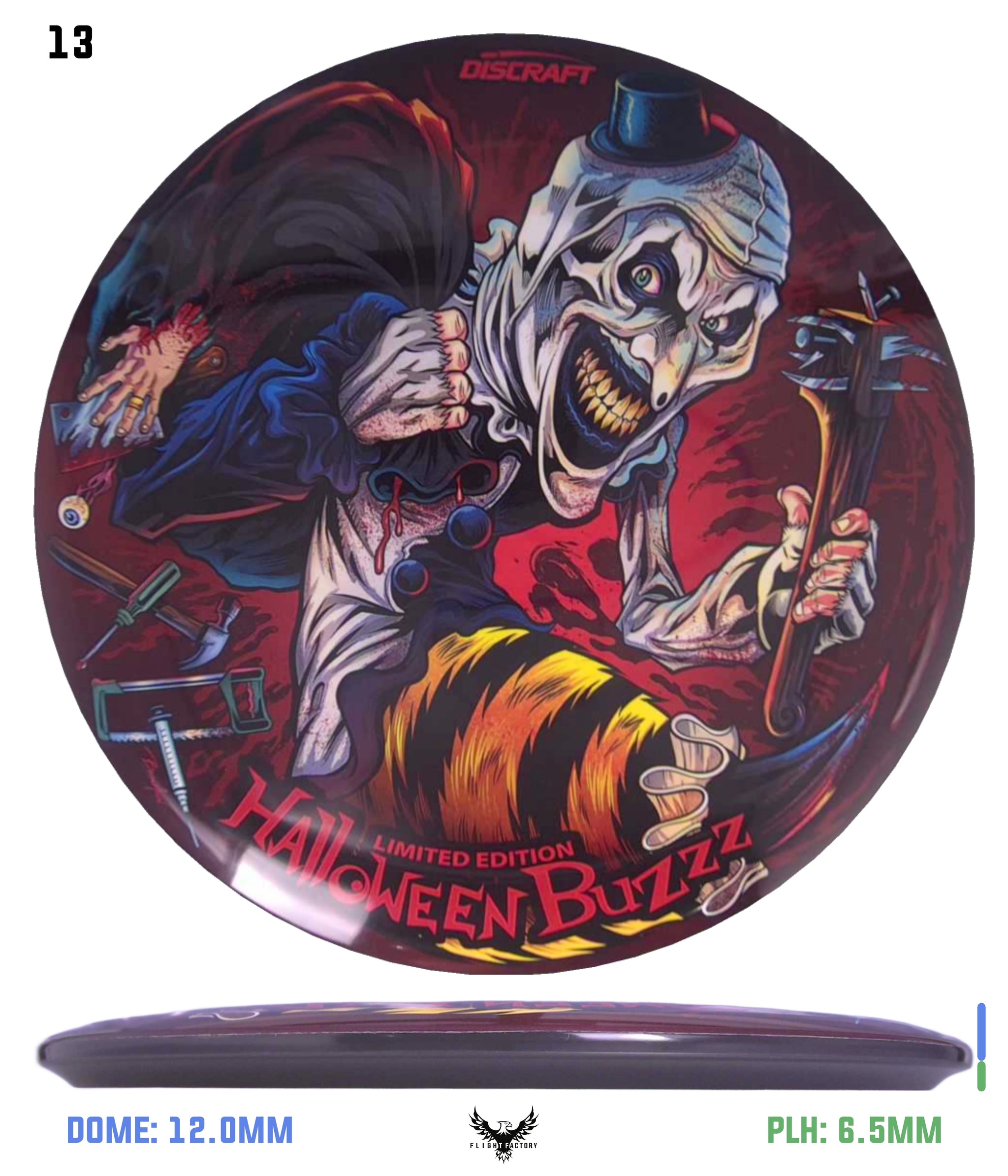1枚130円 ハロウィンコースター Discraft ESP Supercolor Buzzz - Halloween 2025 - Flight Factory Discs