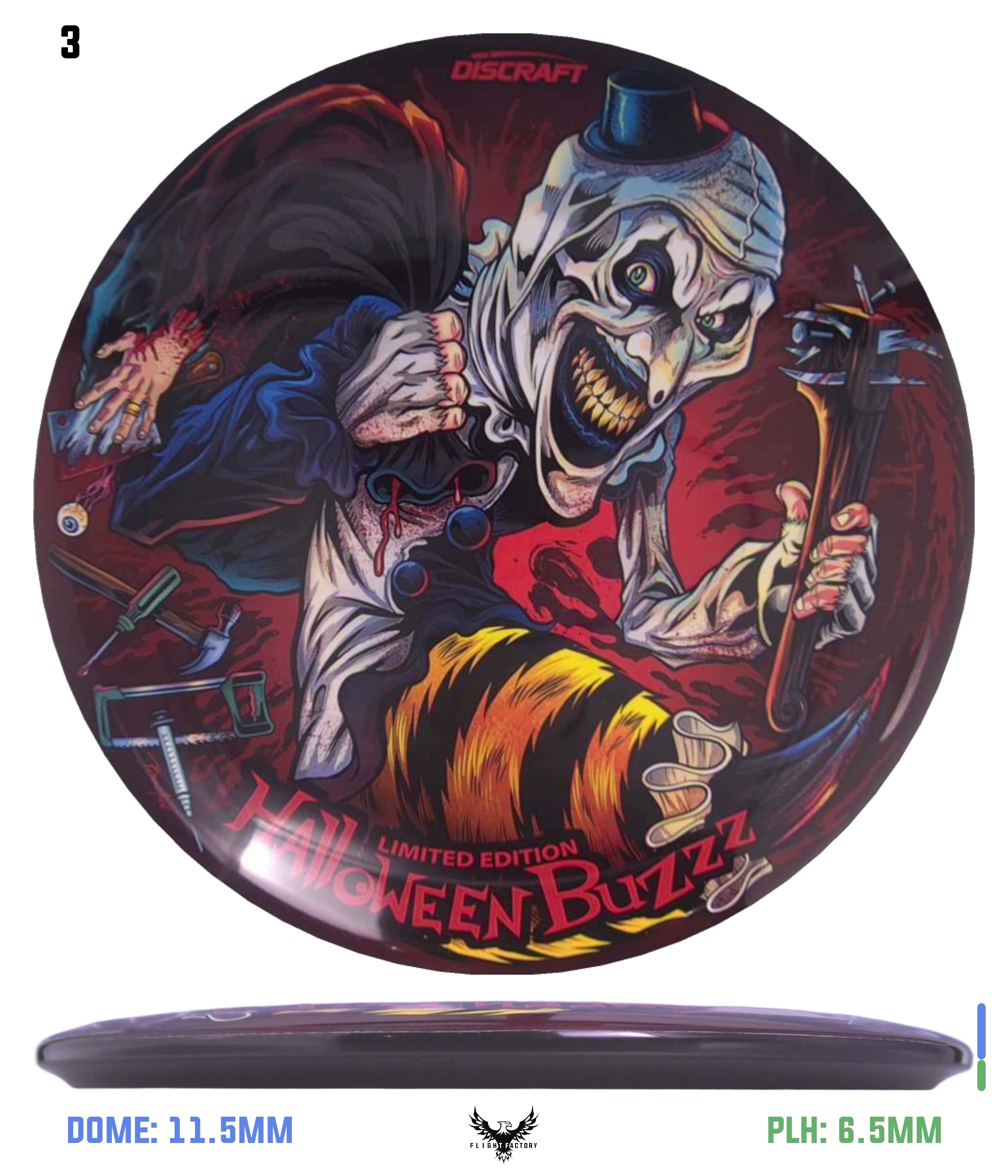 Discraft ESP Supercolor Buzzz - Halloween 2025 - Flight Factory Discs