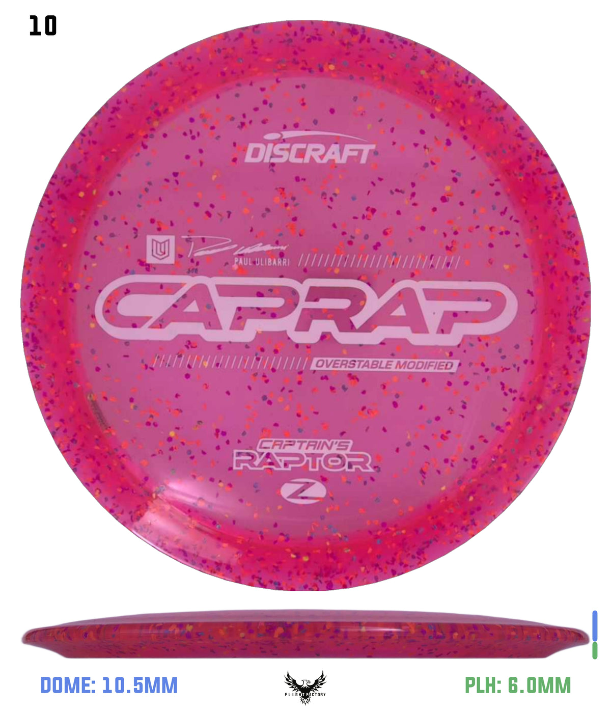 Discraft 2026 Paul Ulibarri Z Confetti Captain’s Raptor