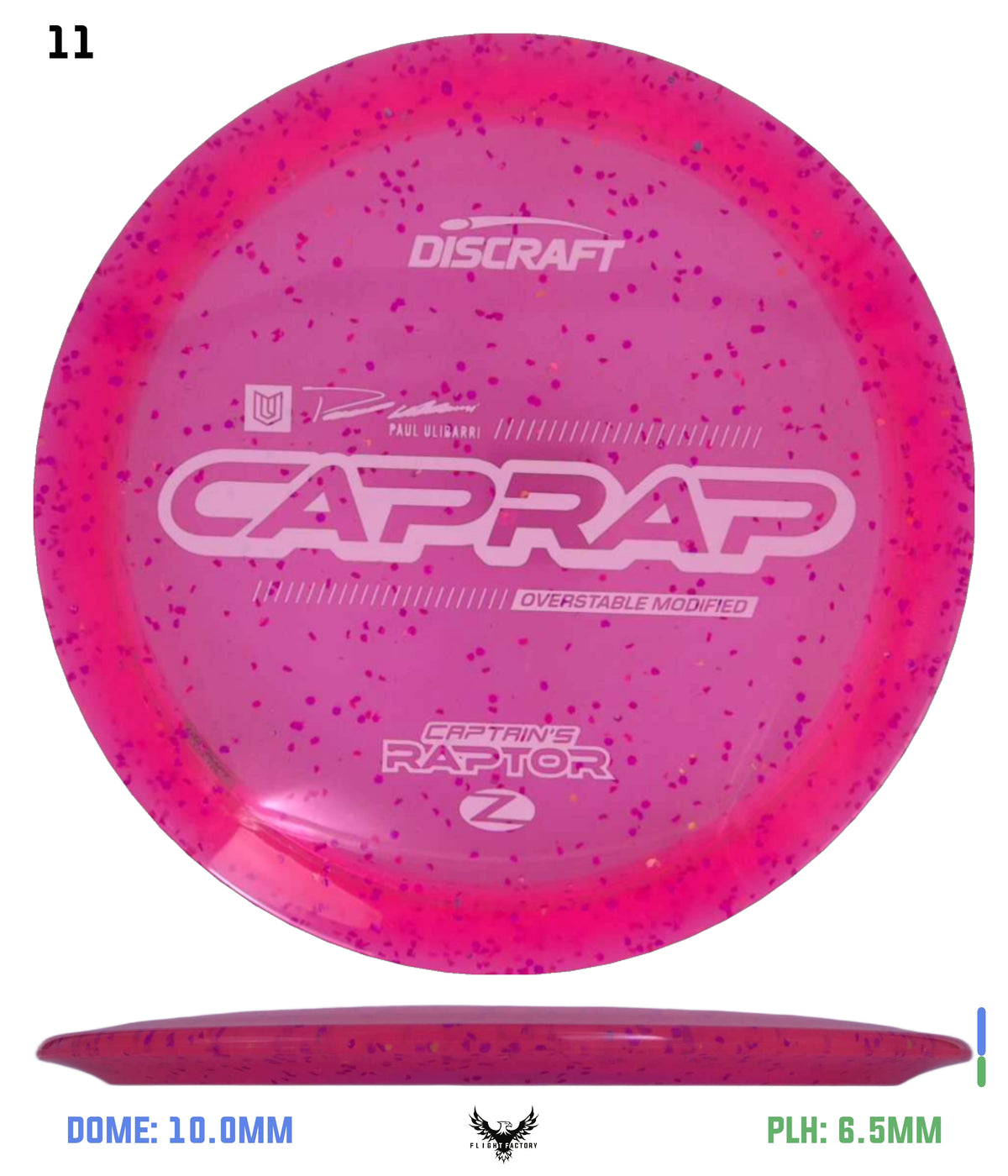 Discraft 2026 Paul Ulibarri Z Confetti Captain’s Raptor