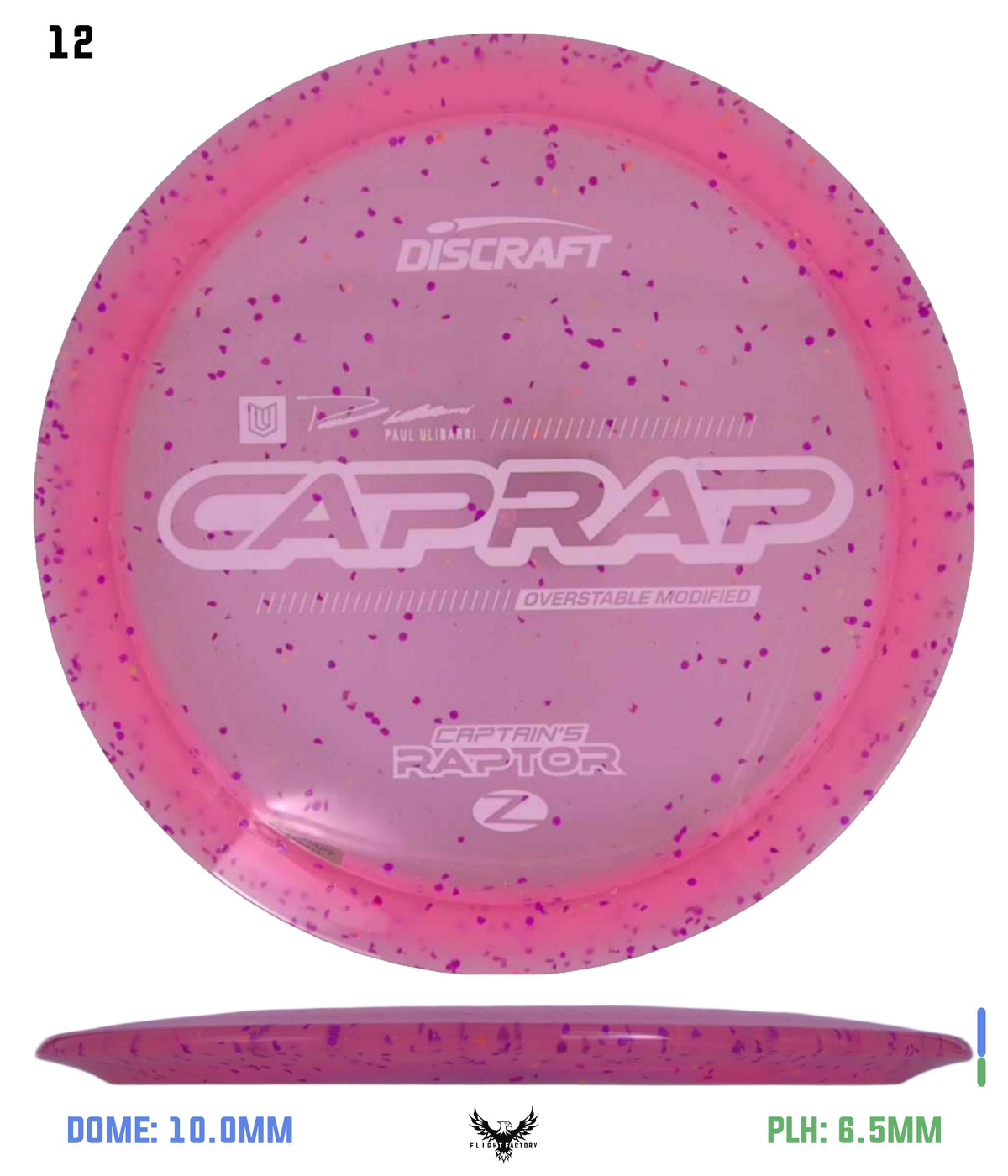 Discraft 2026 Paul Ulibarri Z Confetti Captain’s Raptor