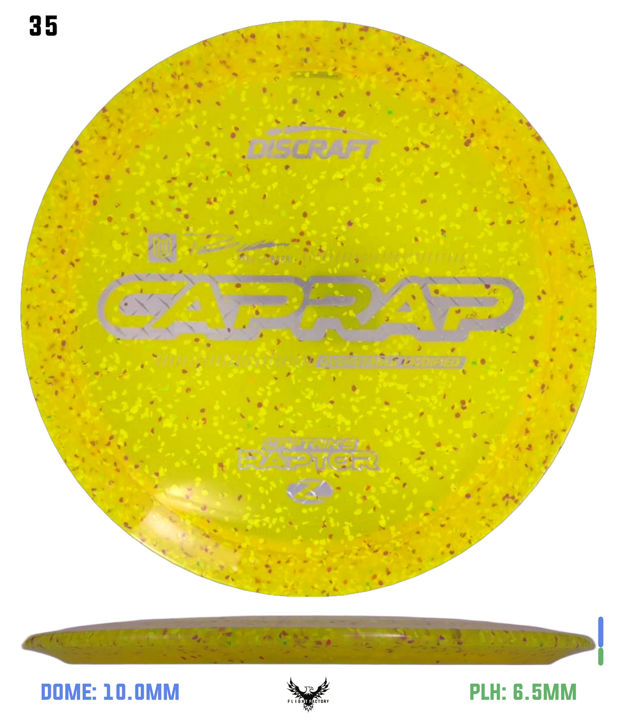 Discraft 2026 Paul Ulibarri Z Confetti Captain’s Raptor
