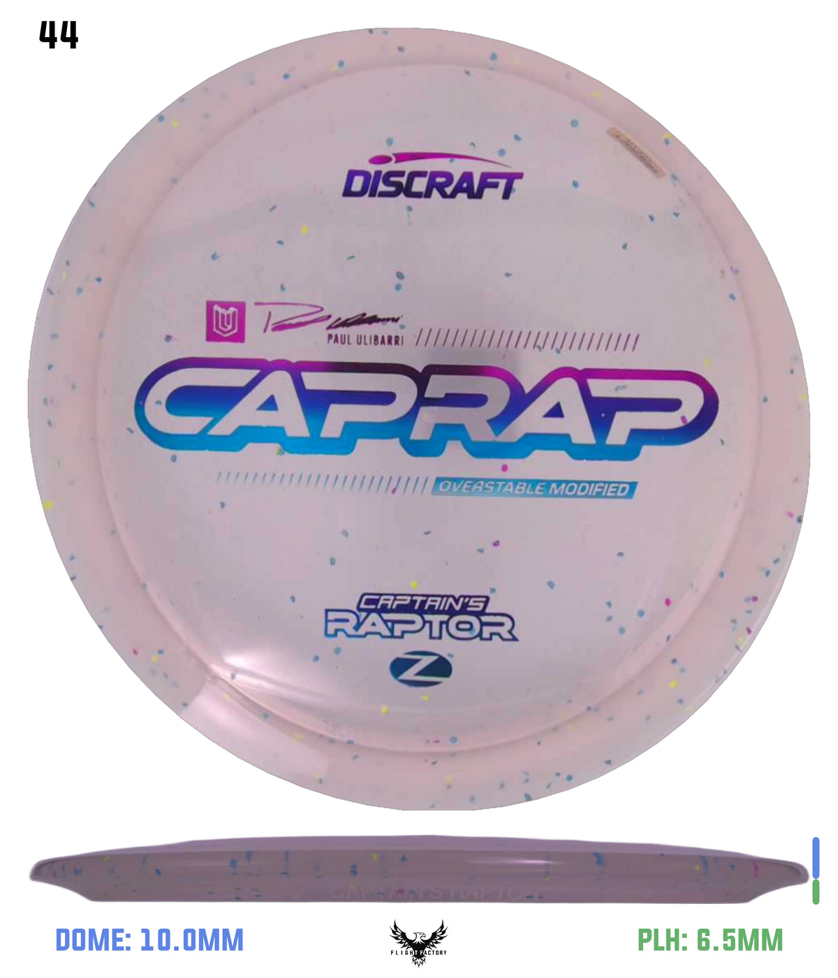 Discraft 2026 Paul Ulibarri Z Confetti Captain’s Raptor
