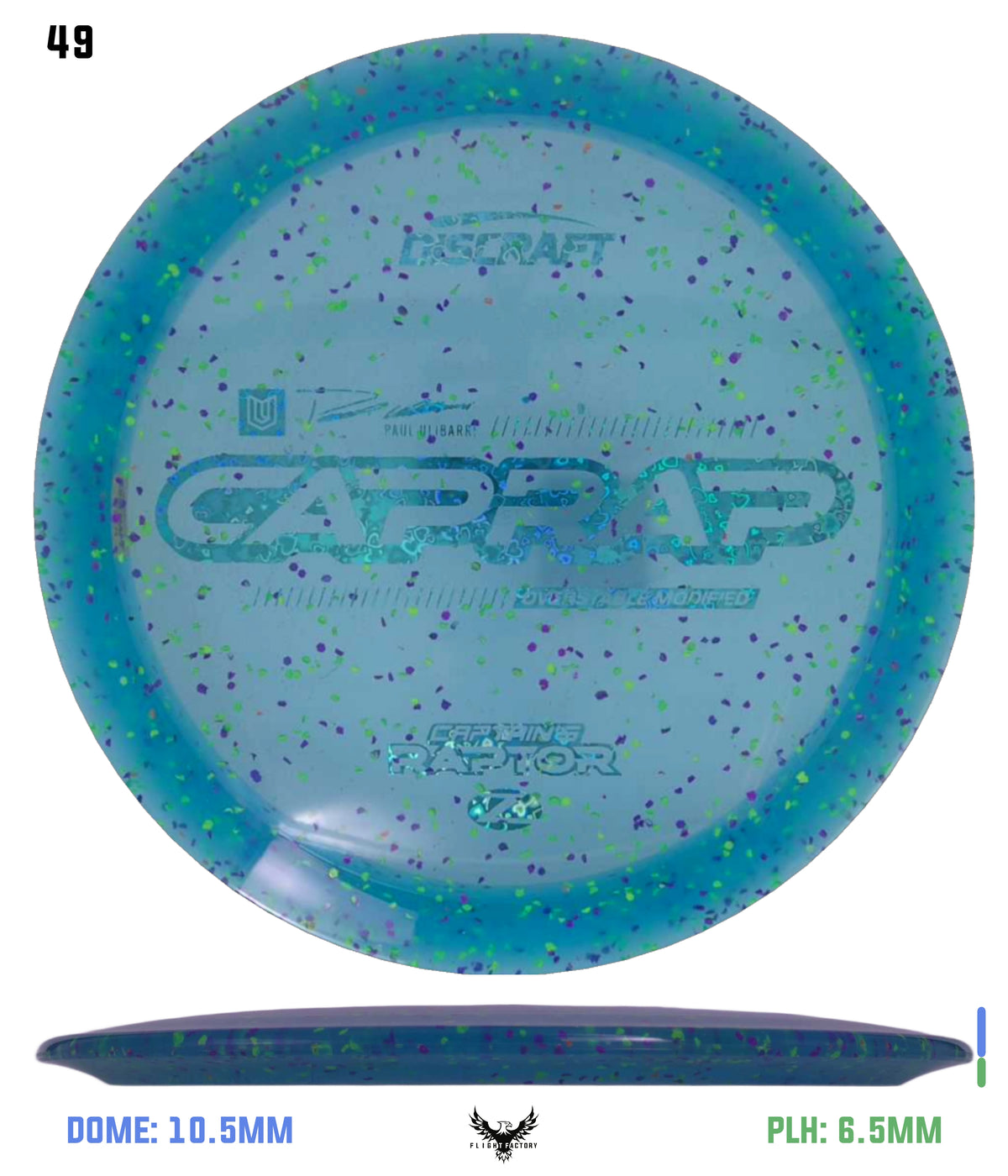 Discraft 2026 Paul Ulibarri Z Confetti Captain’s Raptor