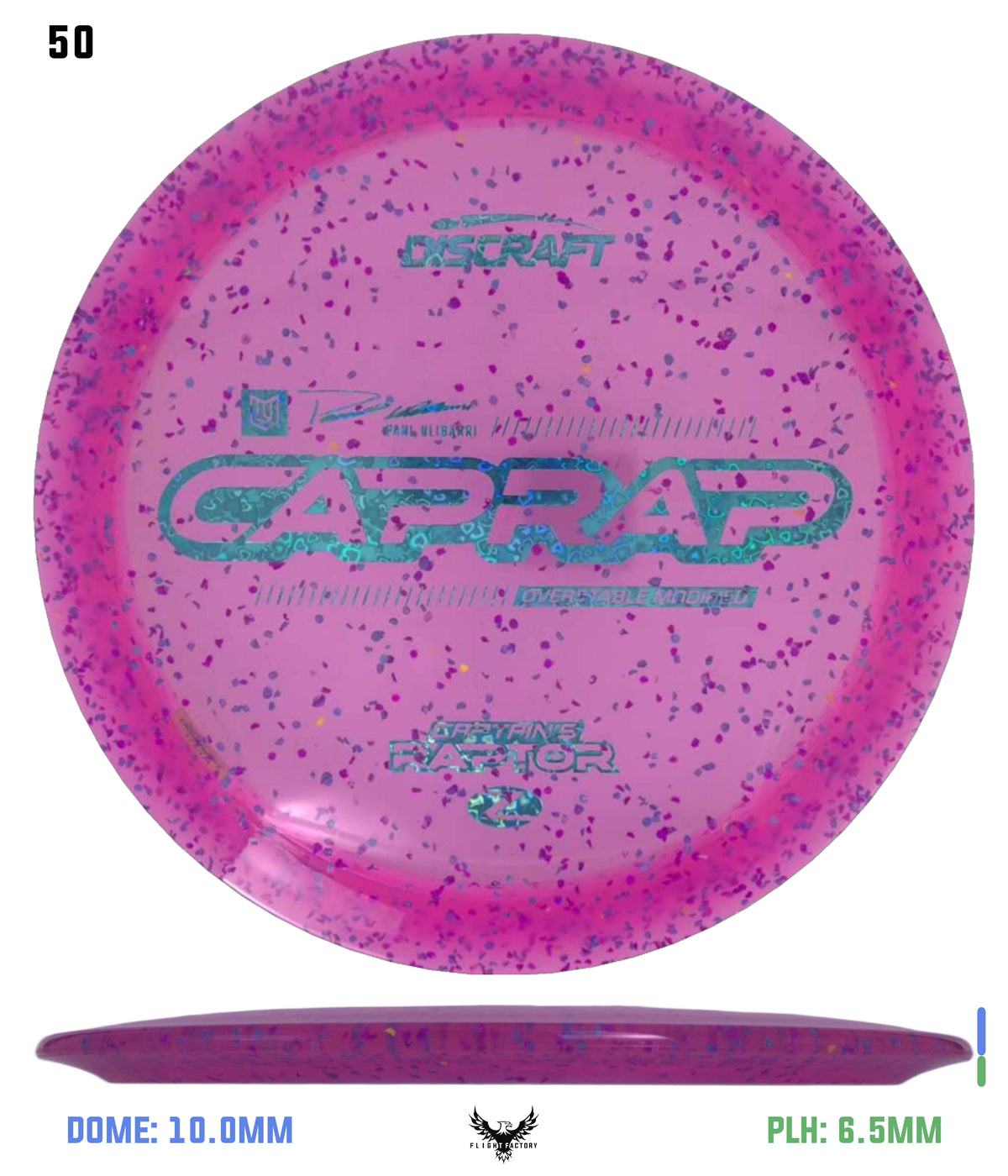 Discraft 2026 Paul Ulibarri Z Confetti Captain’s Raptor