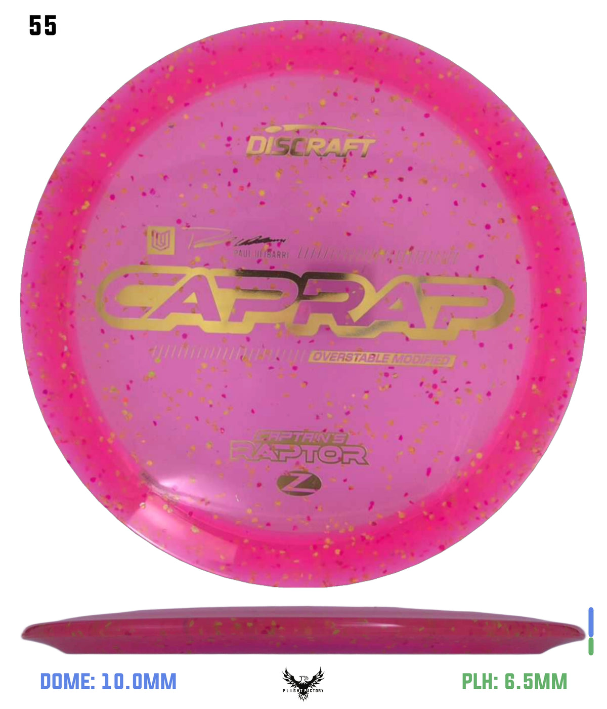 Discraft 2026 Paul Ulibarri Z Confetti Captain’s Raptor