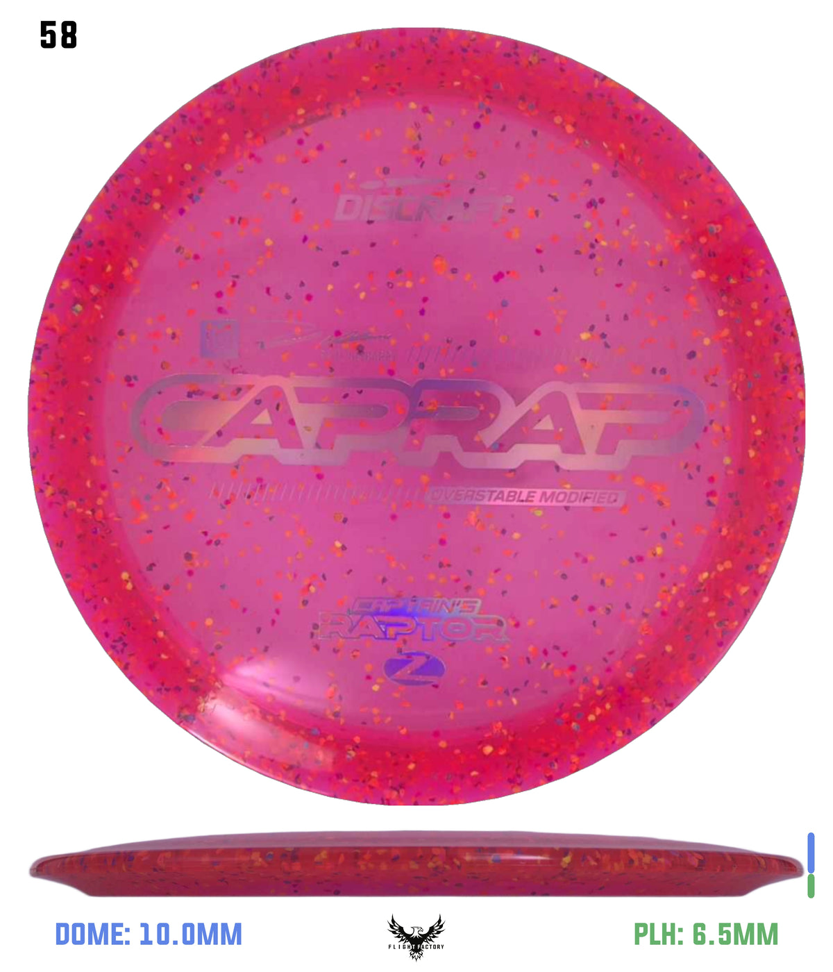 Discraft 2026 Paul Ulibarri Z Confetti Captain’s Raptor