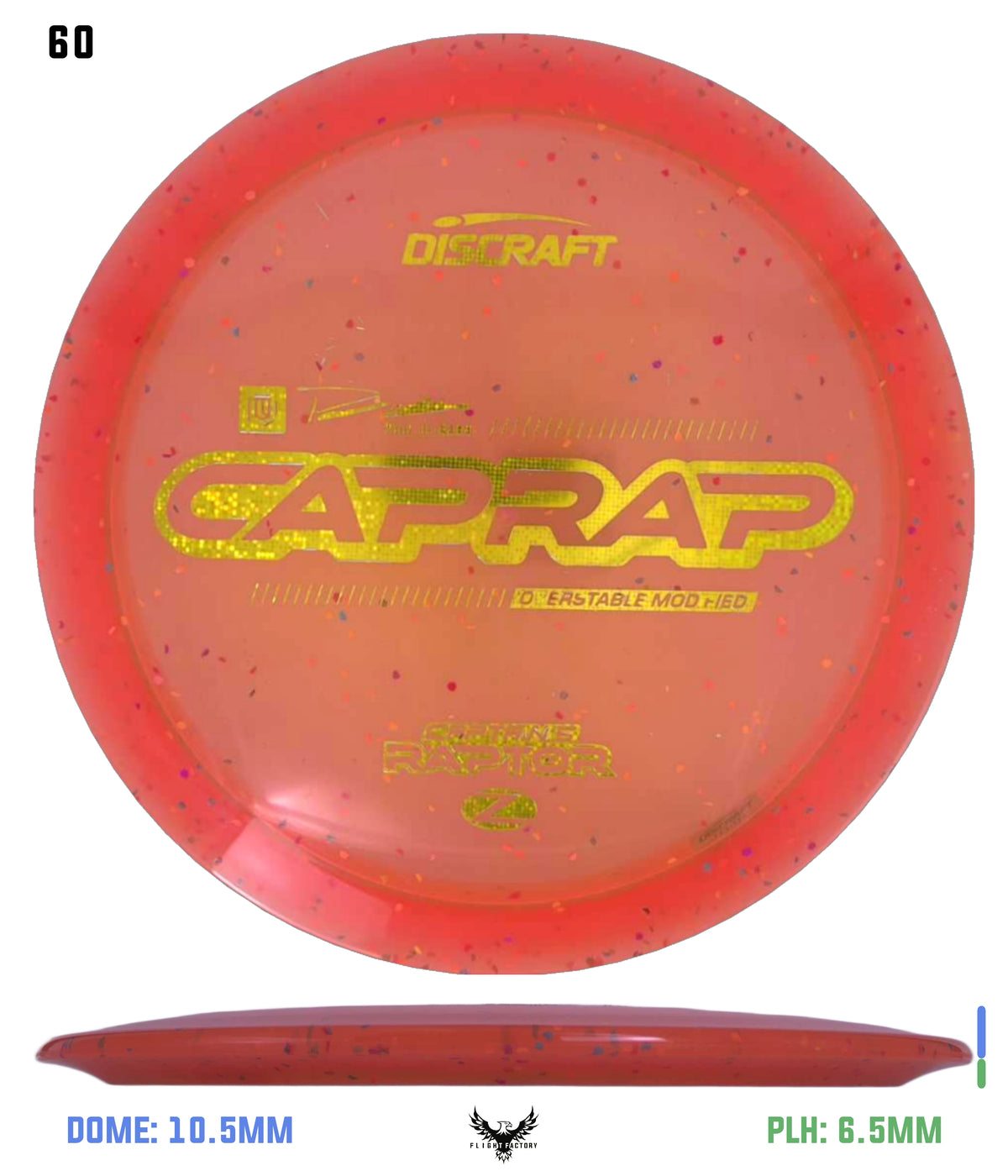 Discraft 2026 Paul Ulibarri Z Confetti Captain’s Raptor