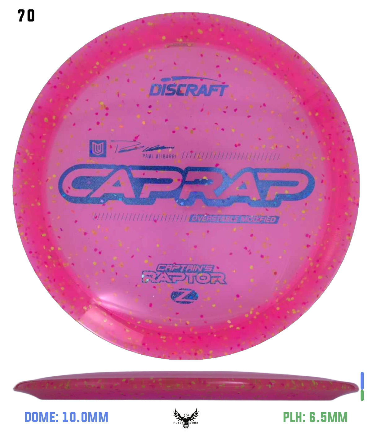 Discraft 2026 Paul Ulibarri Z Confetti Captain’s Raptor