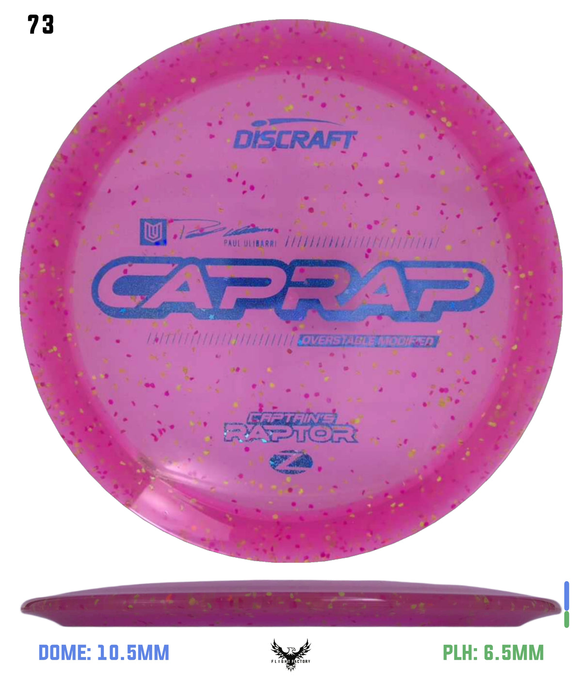 Discraft 2026 Paul Ulibarri Z Confetti Captain’s Raptor