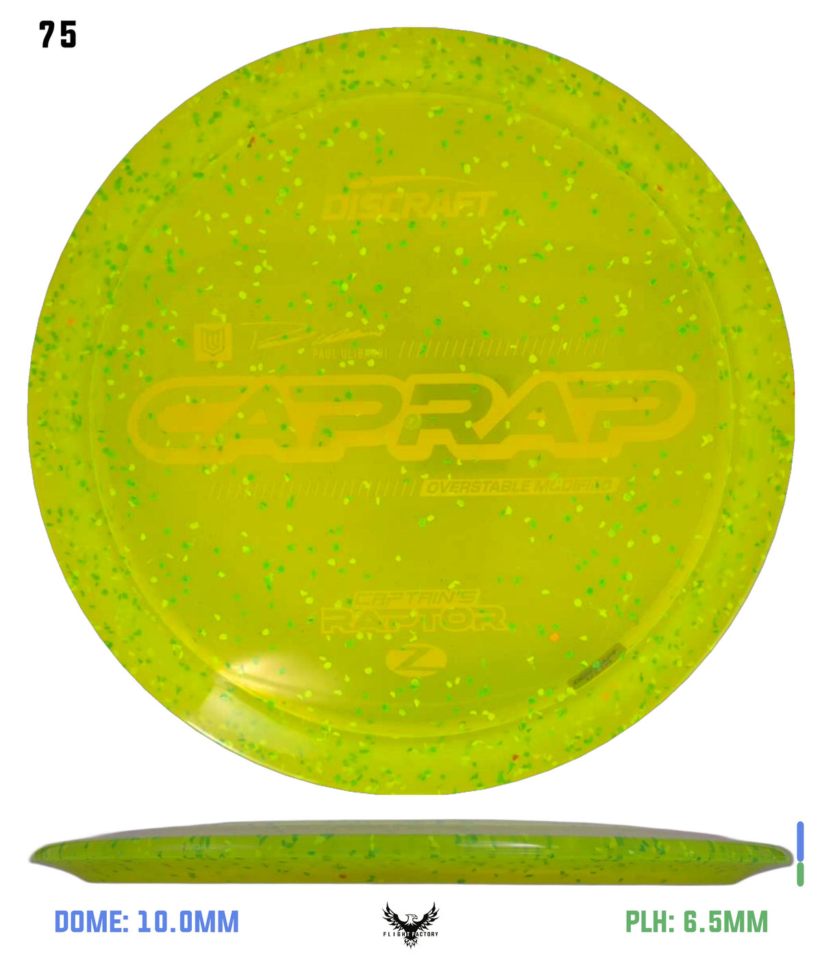 Discraft 2026 Paul Ulibarri Z Confetti Captain’s Raptor