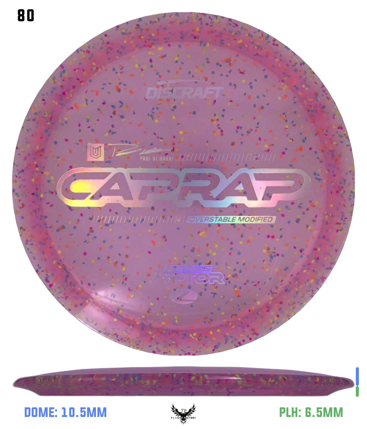 Discraft 2026 Paul Ulibarri Z Confetti Captain’s Raptor