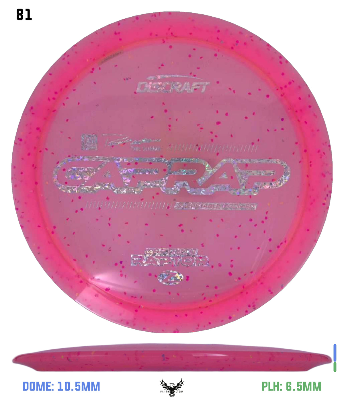 Discraft 2026 Paul Ulibarri Z Confetti Captain’s Raptor