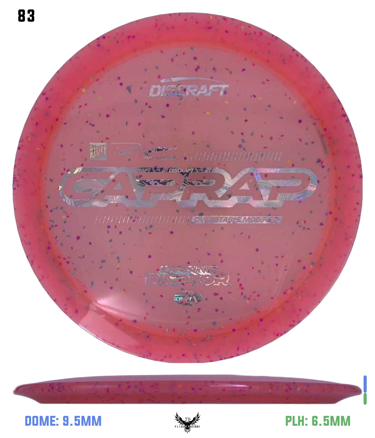 Discraft 2026 Paul Ulibarri Z Confetti Captain’s Raptor