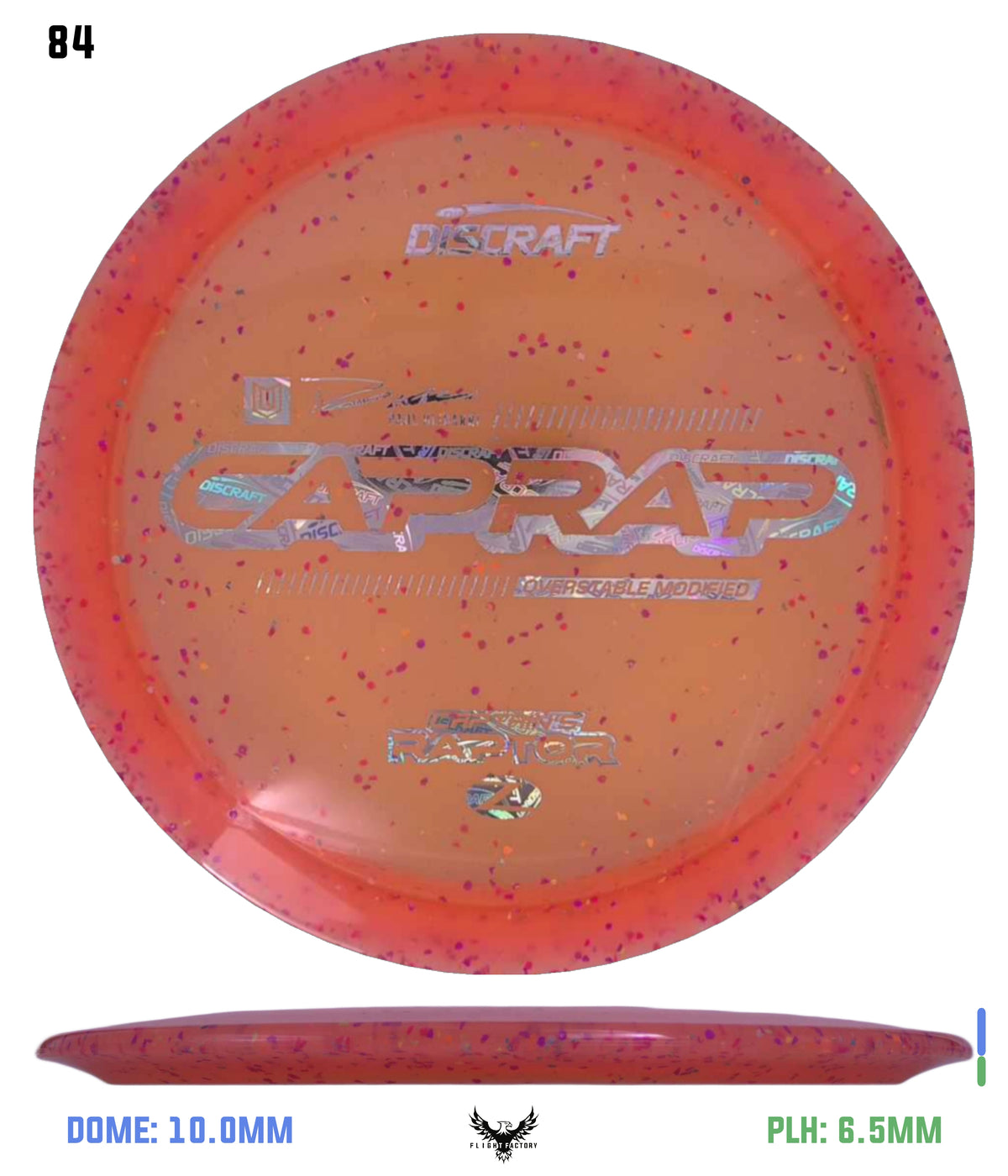 Discraft 2026 Paul Ulibarri Z Confetti Captain’s Raptor