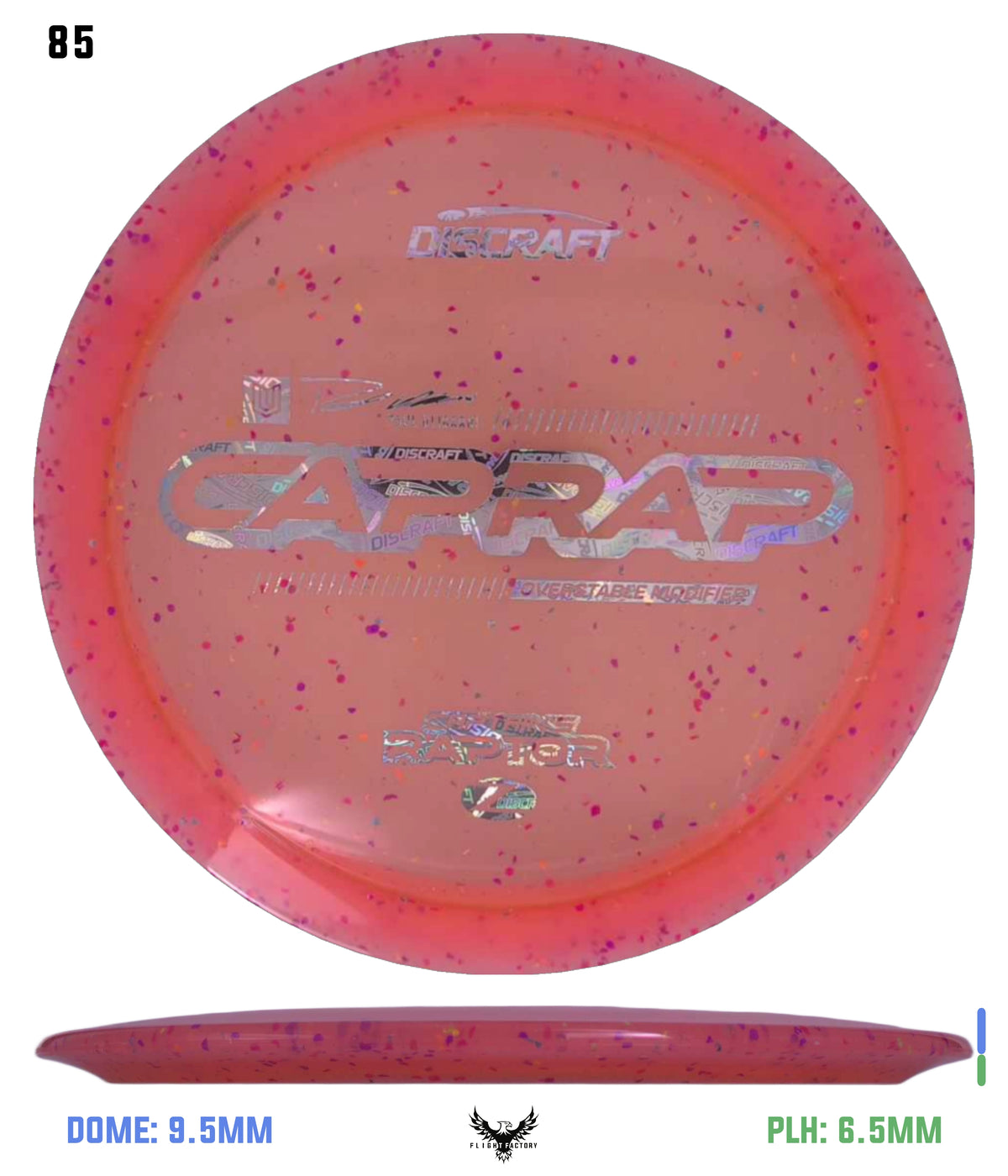 Discraft 2026 Paul Ulibarri Z Confetti Captain’s Raptor