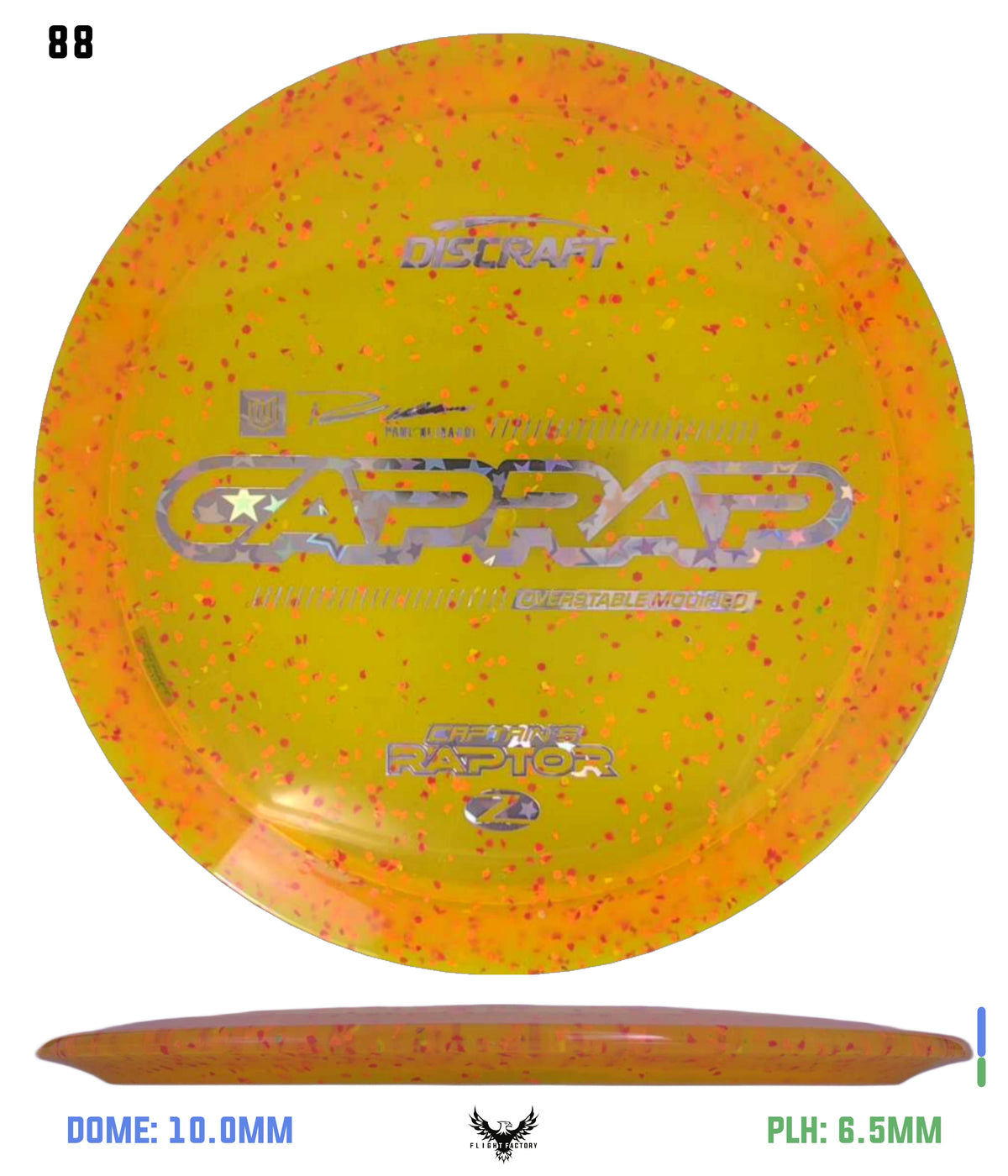 Discraft 2026 Paul Ulibarri Z Confetti Captain’s Raptor