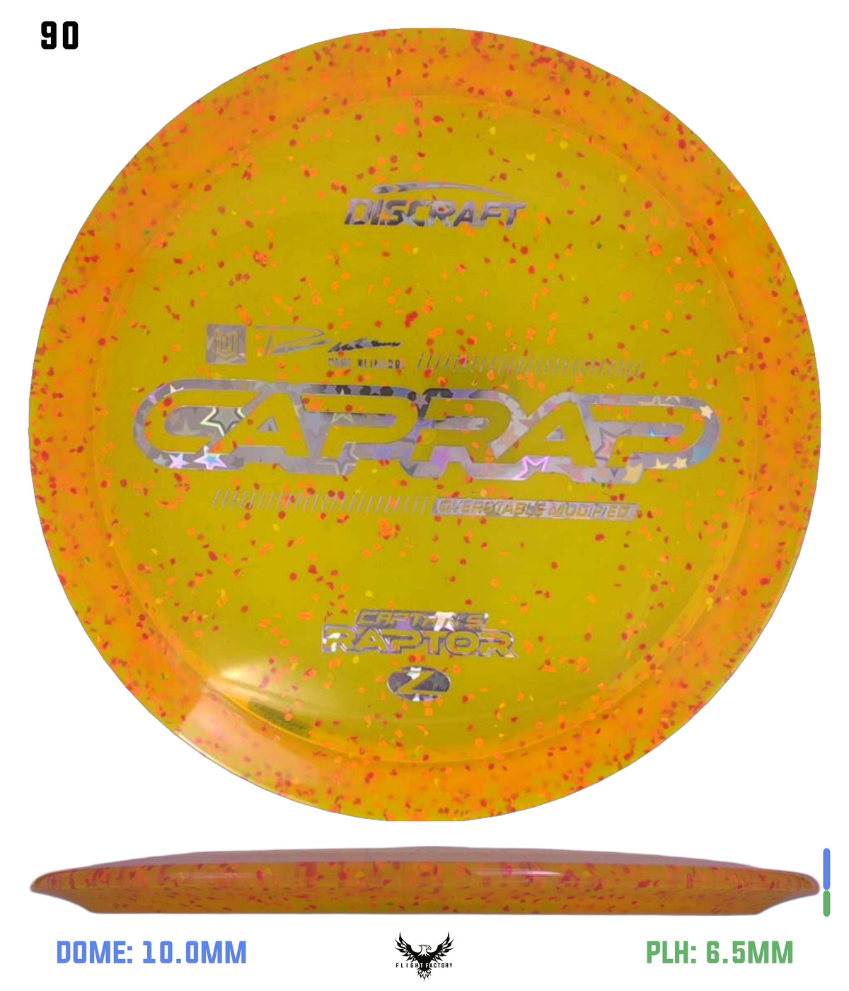 Discraft 2026 Paul Ulibarri Z Confetti Captain’s Raptor