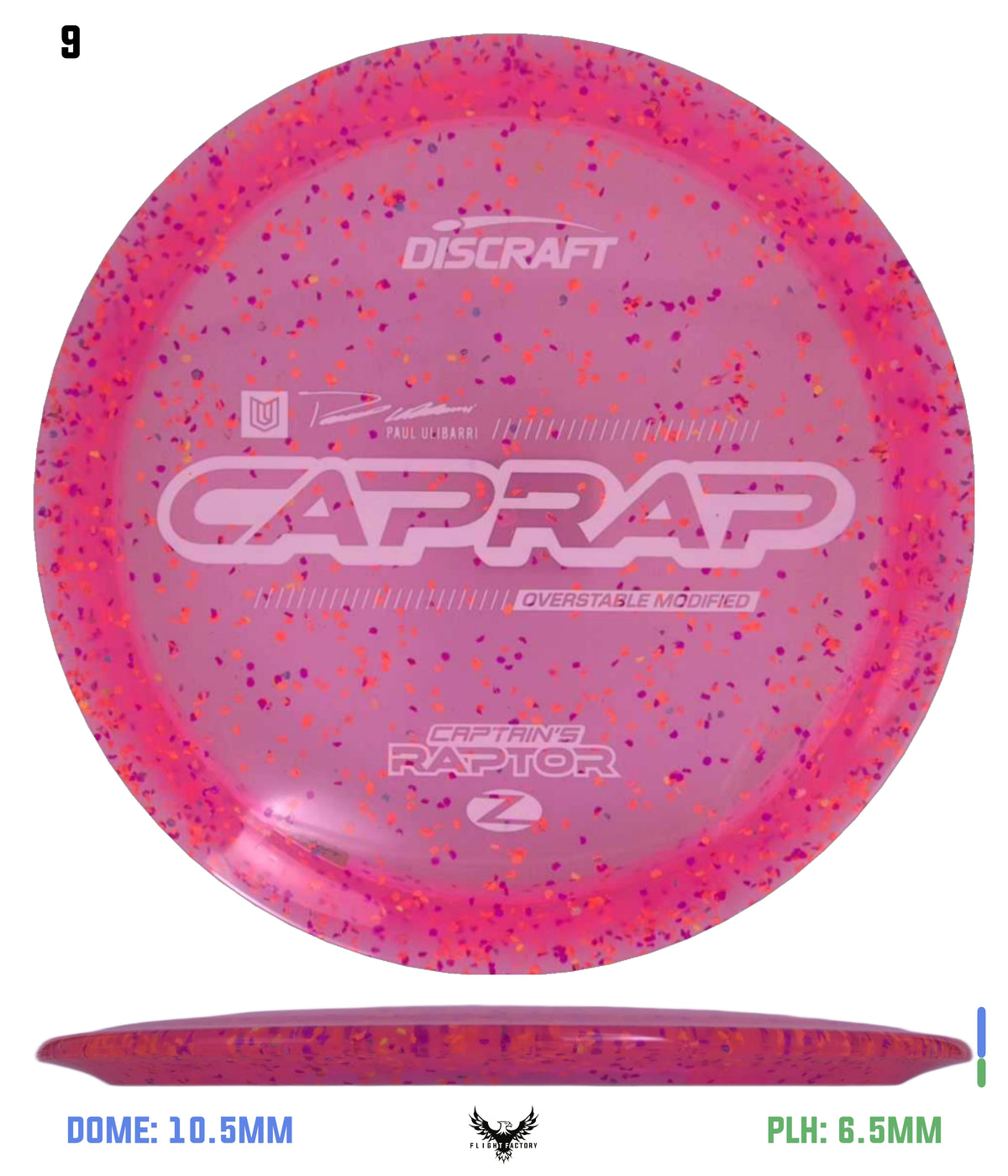 Discraft 2026 Paul Ulibarri Z Confetti Captain’s Raptor