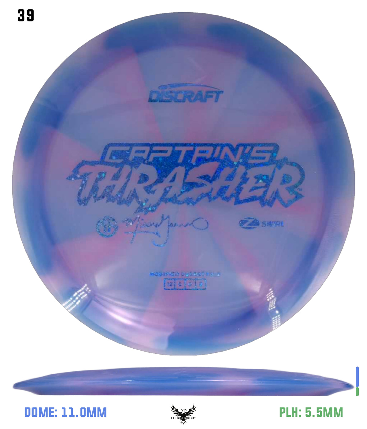 Discraft Missy Gannon 2026 Z Swirl Captain's Thrasher