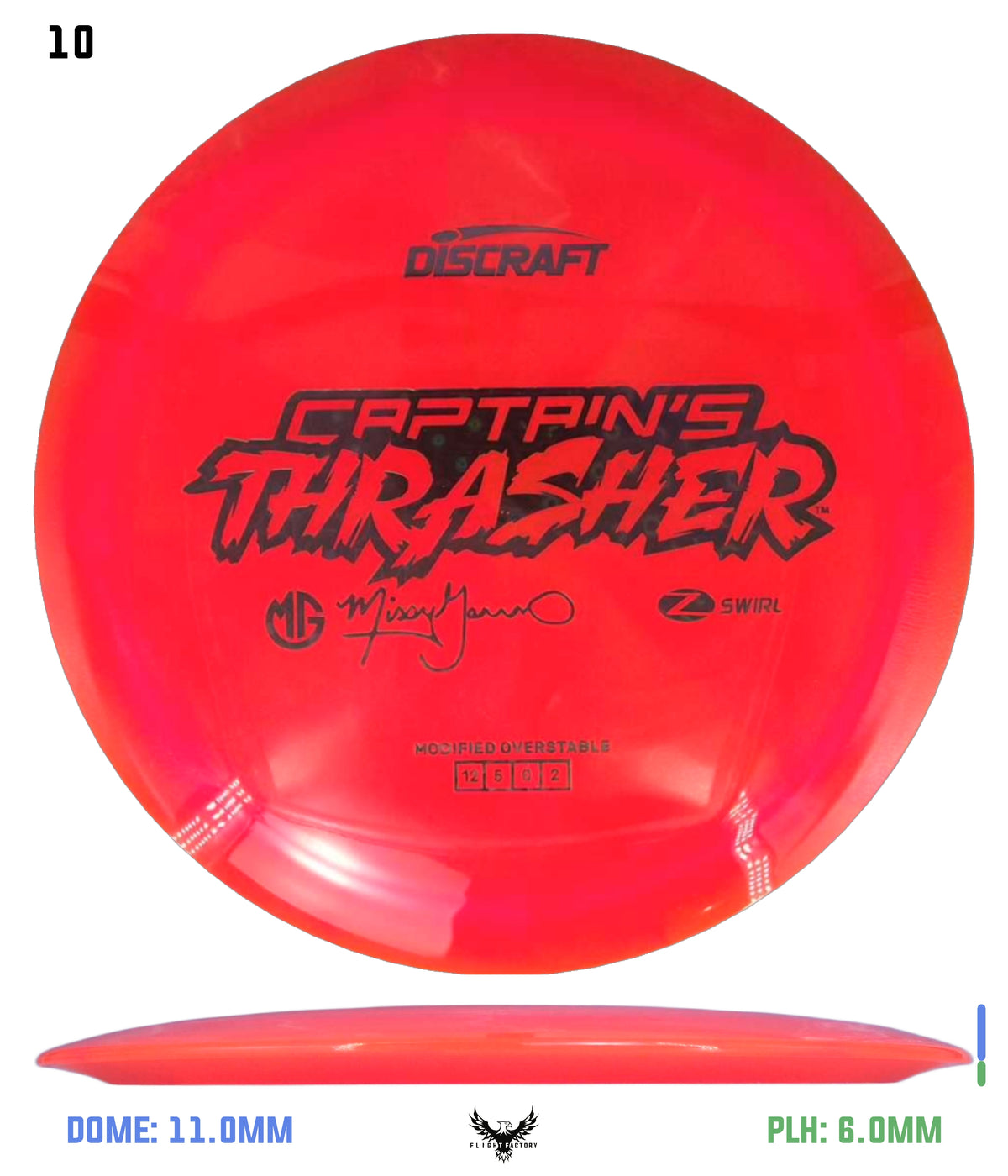 Discraft Missy Gannon 2026 Z Swirl Captain's Thrasher
