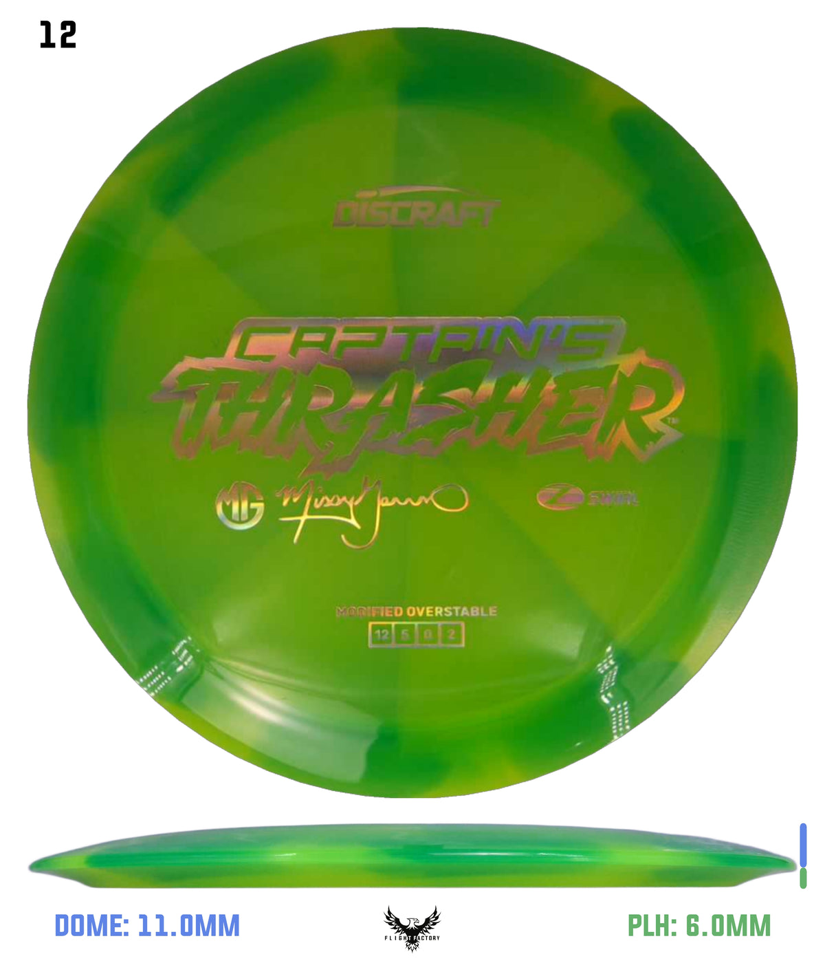 Discraft Missy Gannon 2026 Z Swirl Captain's Thrasher