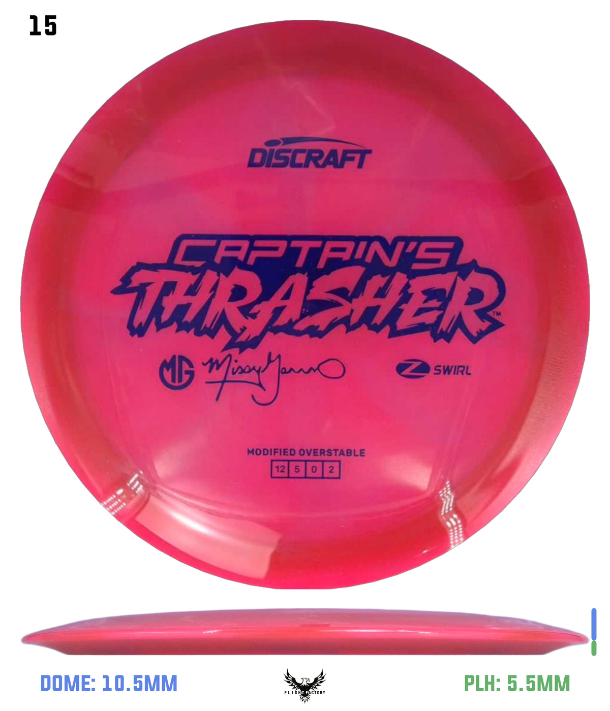 Discraft Missy Gannon 2026 Z Swirl Captain's Thrasher
