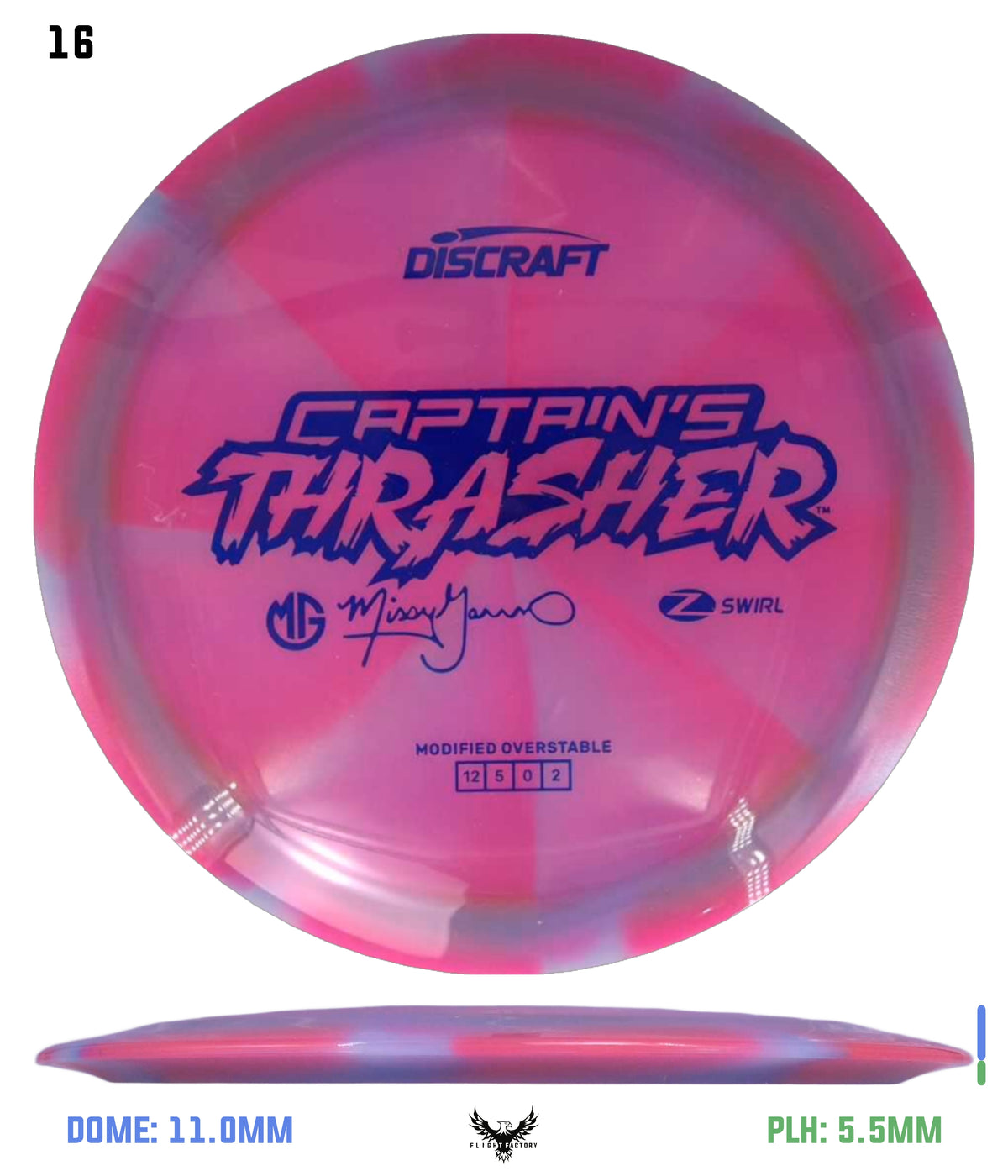 Discraft Missy Gannon 2026 Z Swirl Captain's Thrasher