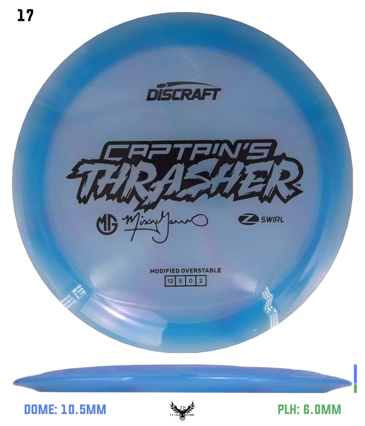 Discraft Missy Gannon 2026 Z Swirl Captain's Thrasher
