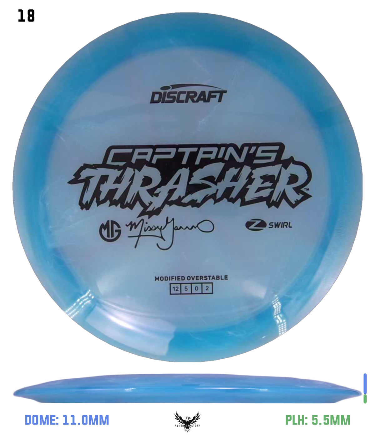 Discraft Missy Gannon 2026 Z Swirl Captain's Thrasher