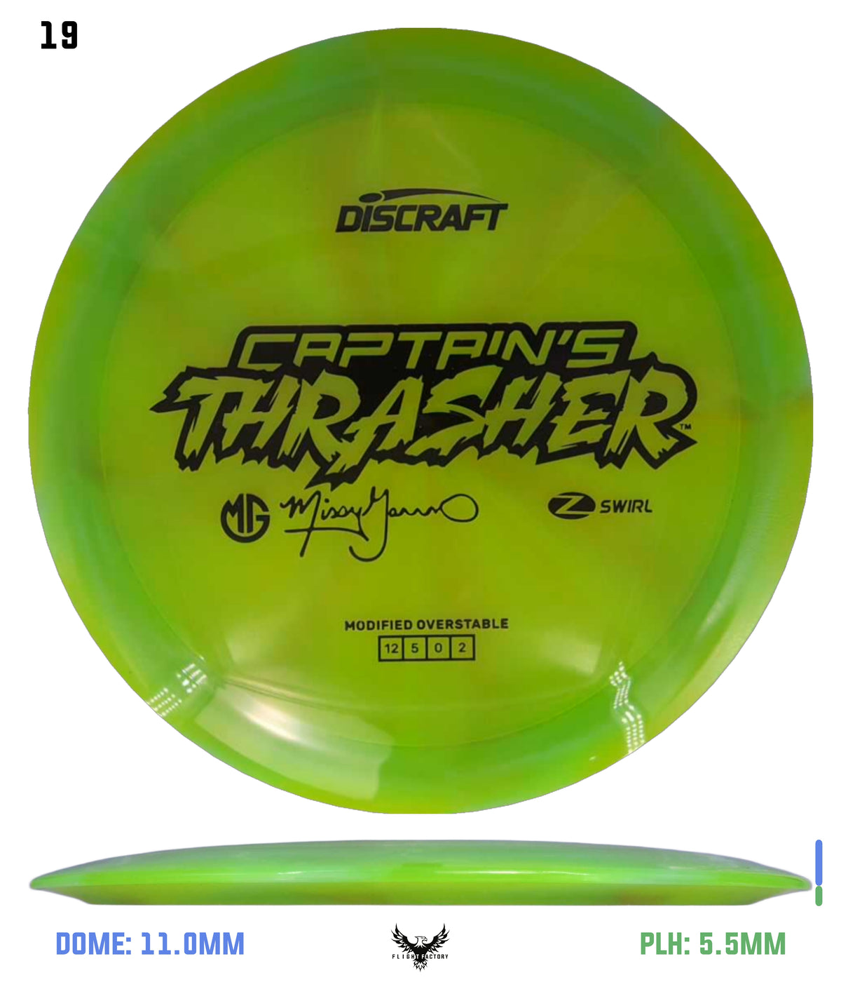 Discraft Missy Gannon 2026 Z Swirl Captain's Thrasher