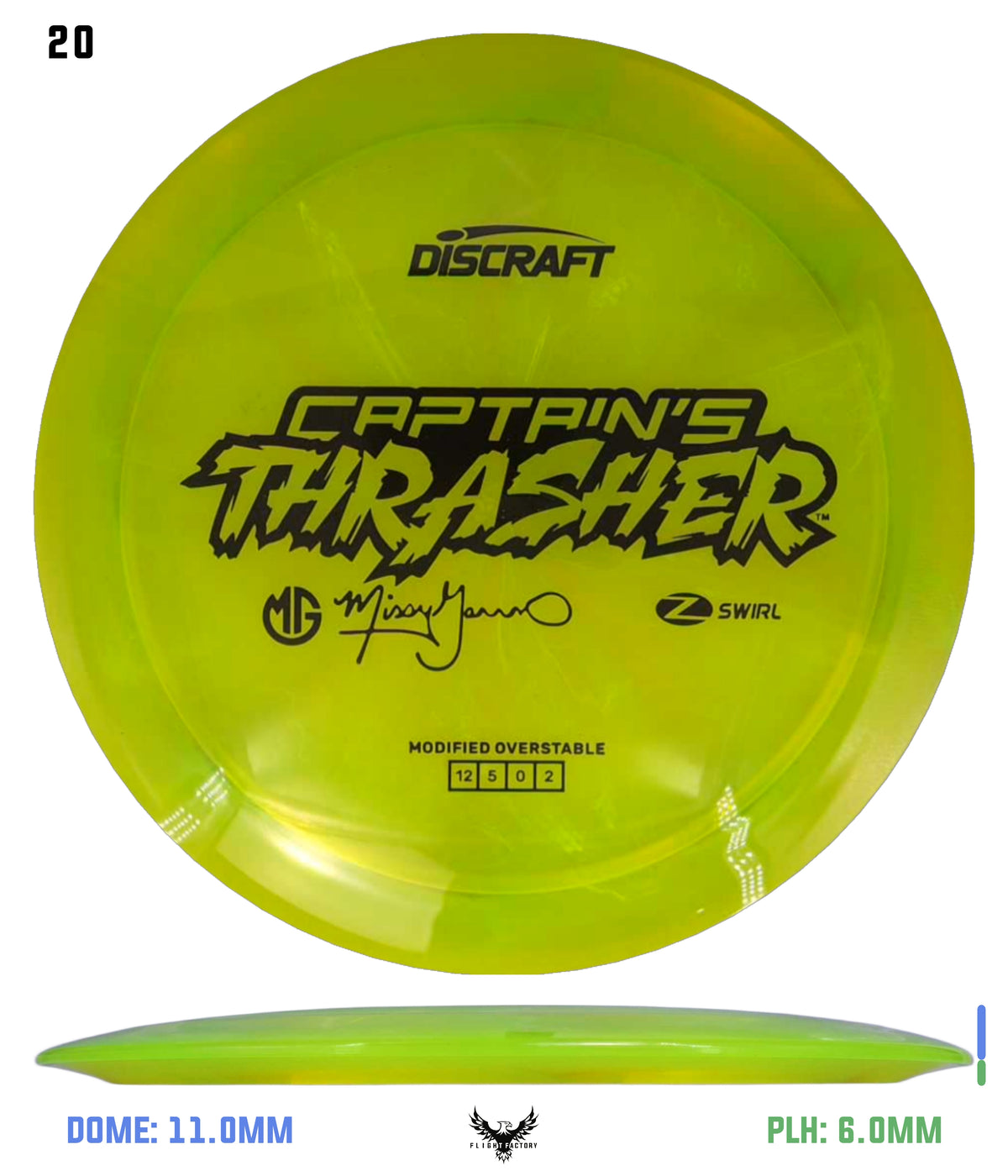 Discraft Missy Gannon 2026 Z Swirl Captain's Thrasher