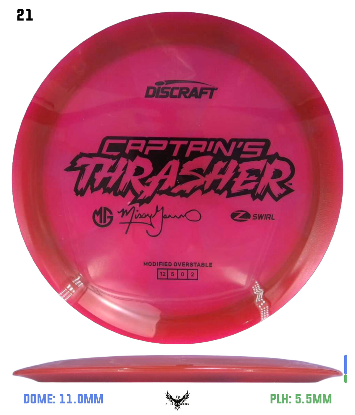 Discraft Missy Gannon 2026 Z Swirl Captain's Thrasher