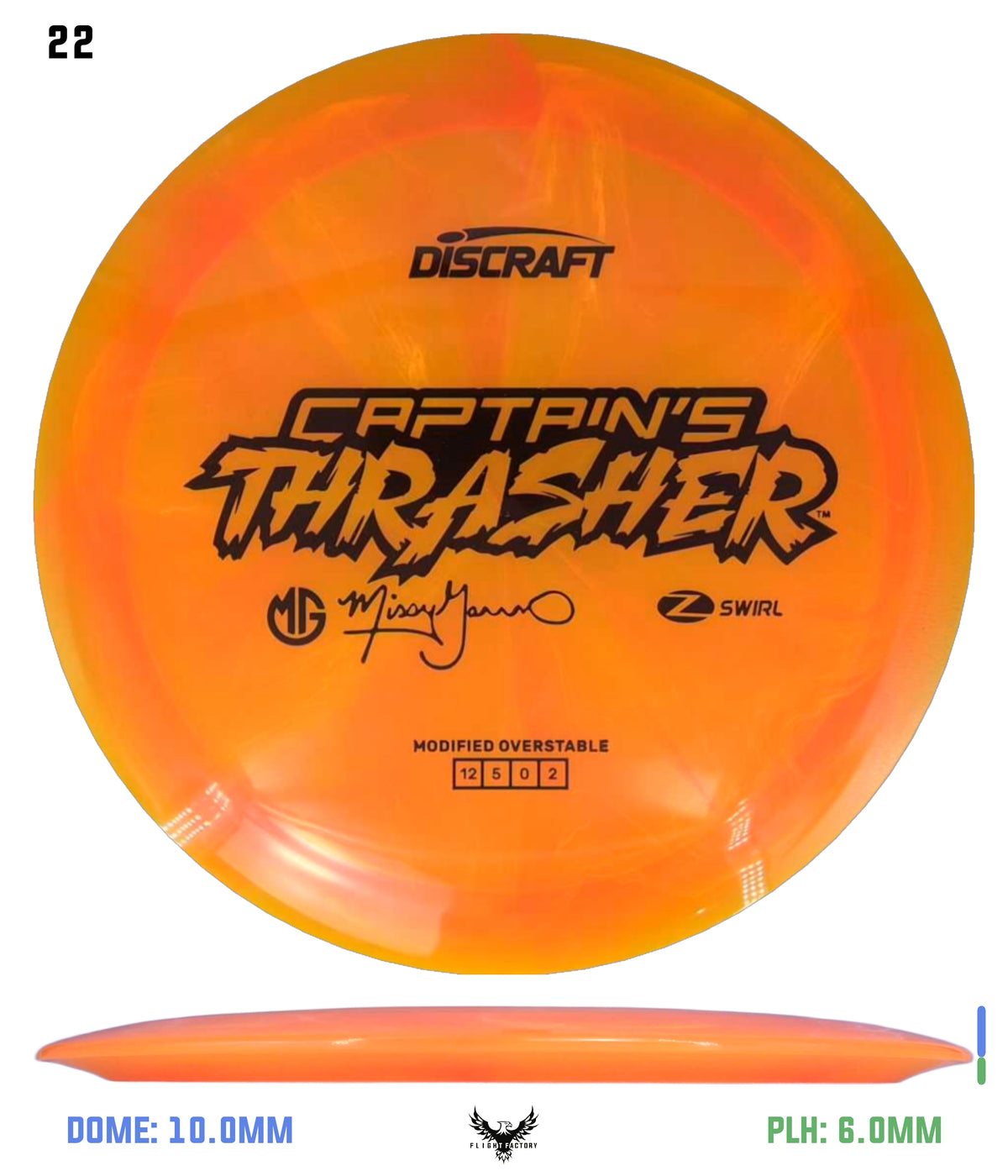 Discraft Missy Gannon 2026 Z Swirl Captain's Thrasher