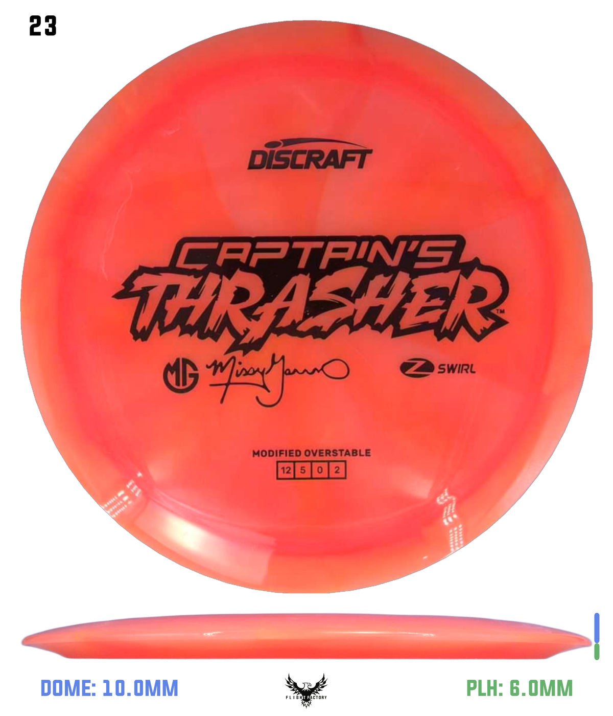 Discraft Missy Gannon 2026 Z Swirl Captain's Thrasher
