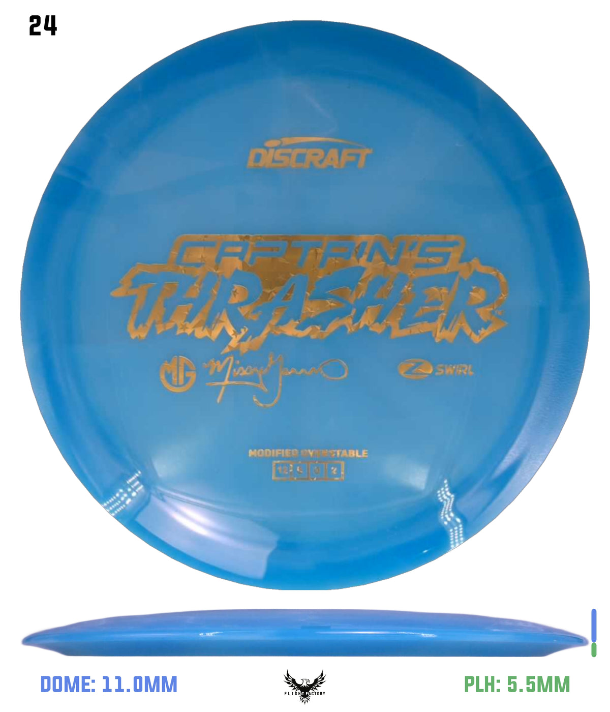Discraft Missy Gannon 2026 Z Swirl Captain's Thrasher