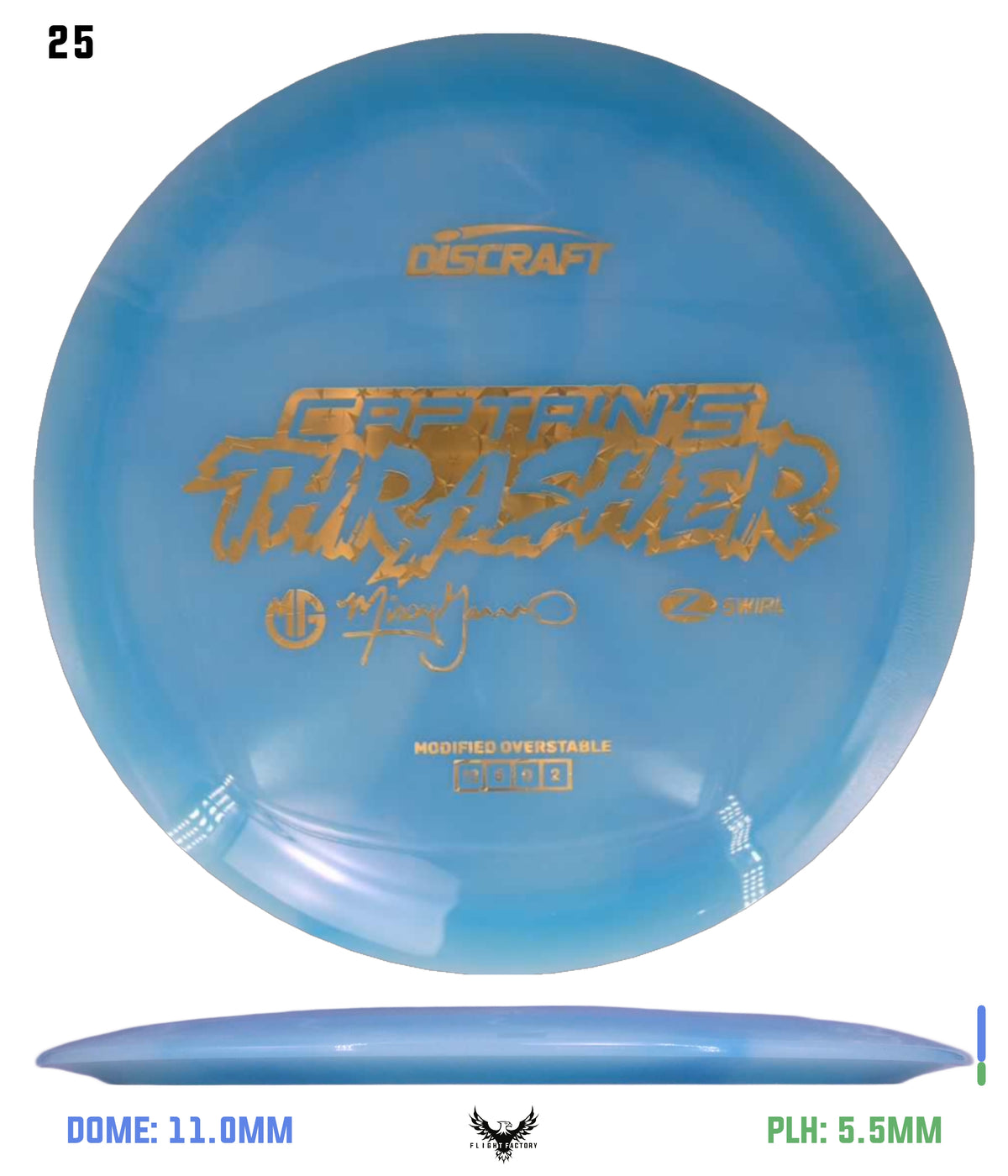 Discraft Missy Gannon 2026 Z Swirl Captain's Thrasher