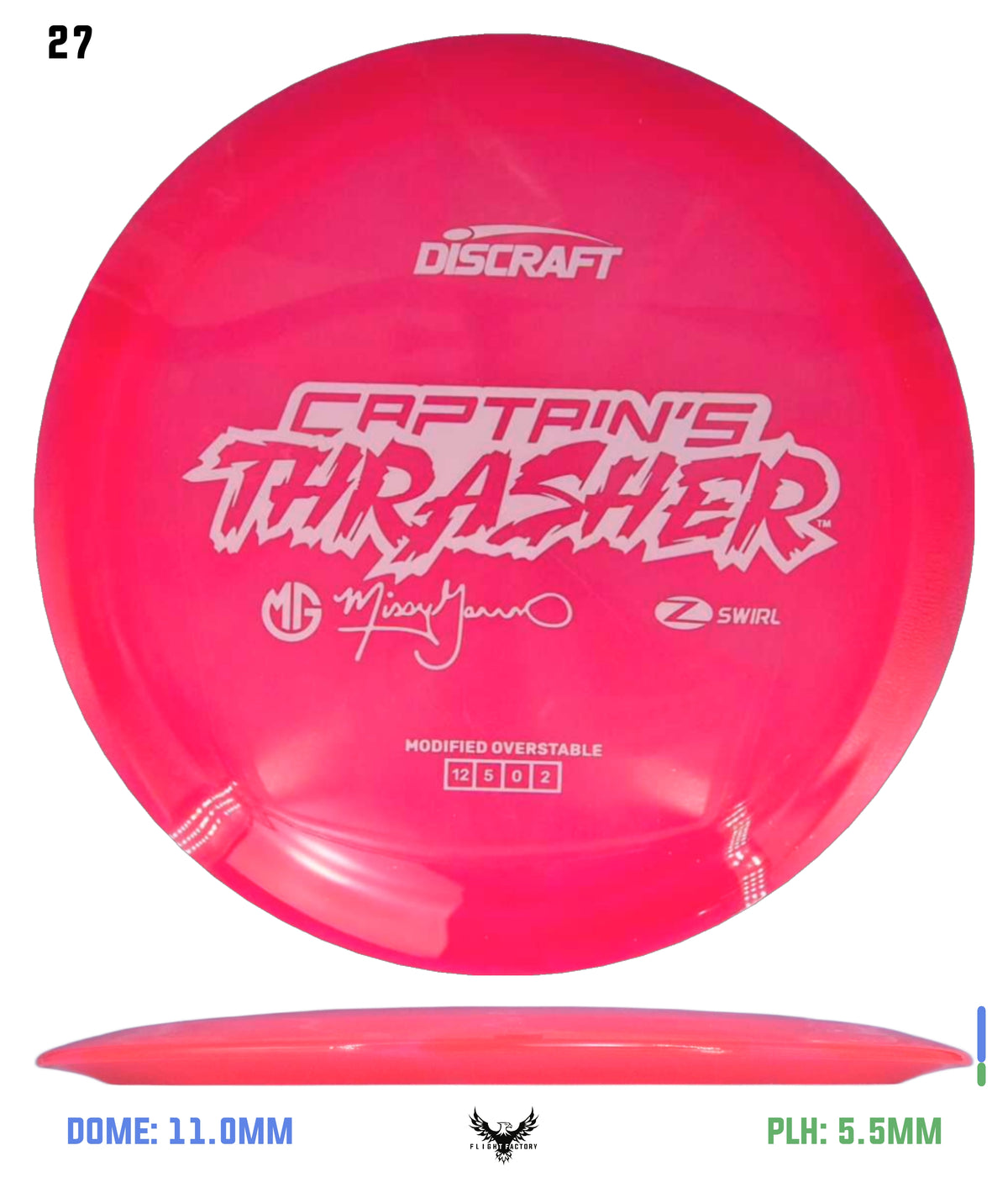 Discraft Missy Gannon 2026 Z Swirl Captain's Thrasher