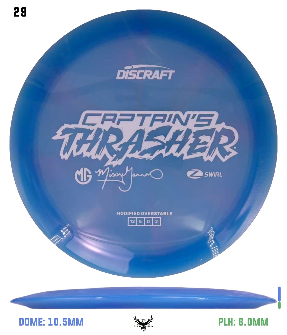 Discraft Missy Gannon 2026 Z Swirl Captain's Thrasher