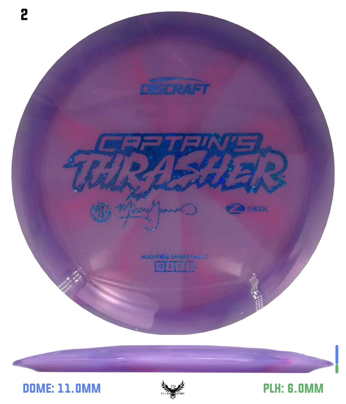 Discraft Missy Gannon 2026 Z Swirl Captain's Thrasher
