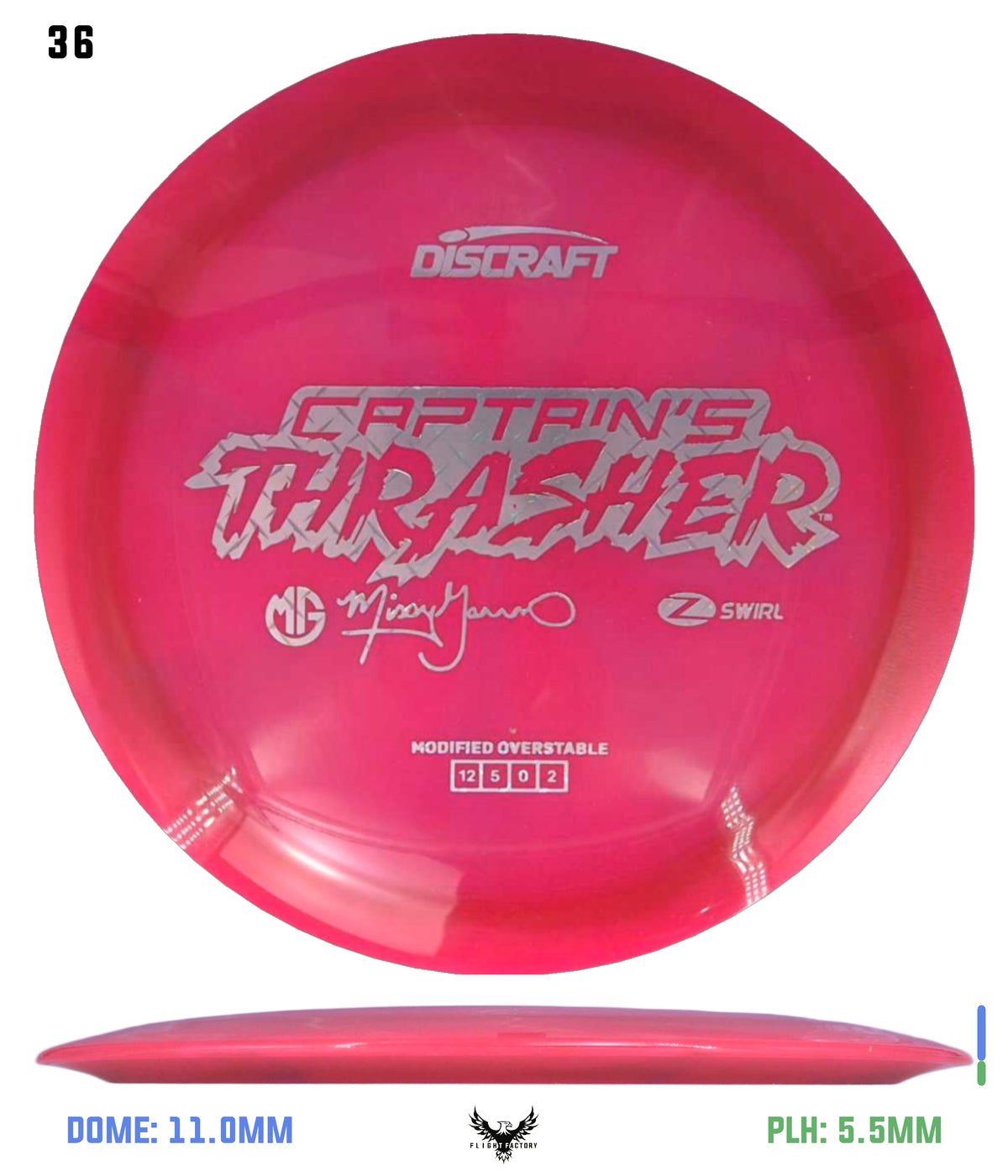 Discraft Missy Gannon 2026 Z Swirl Captain's Thrasher