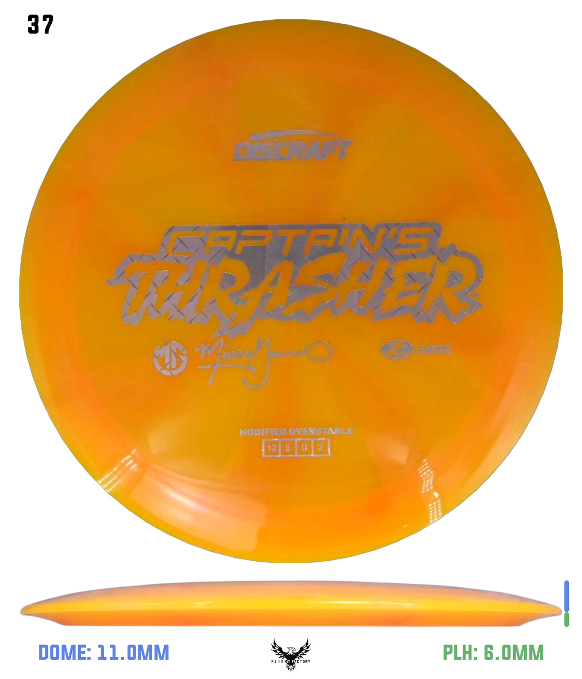 Discraft Missy Gannon 2026 Z Swirl Captain's Thrasher