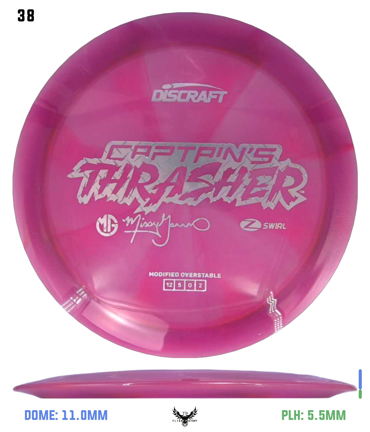 Discraft Missy Gannon 2026 Z Swirl Captain's Thrasher