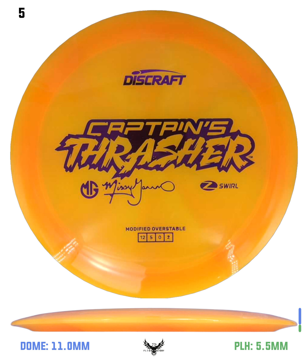 Discraft Missy Gannon 2026 Z Swirl Captain's Thrasher